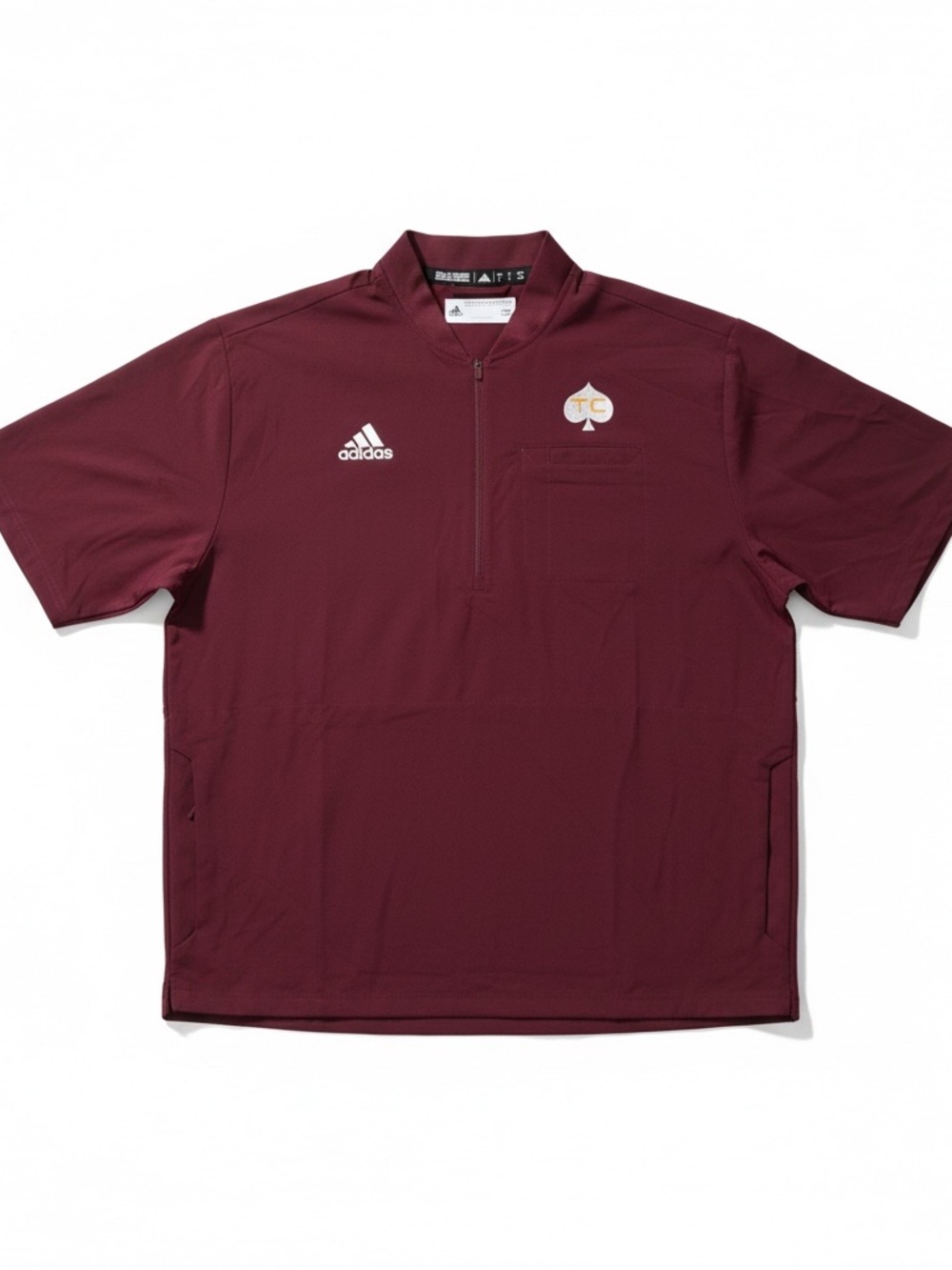 Adidas Mandatory Golf Tournament Short Sleeve Quarter Zip - Arizona Sun Devils